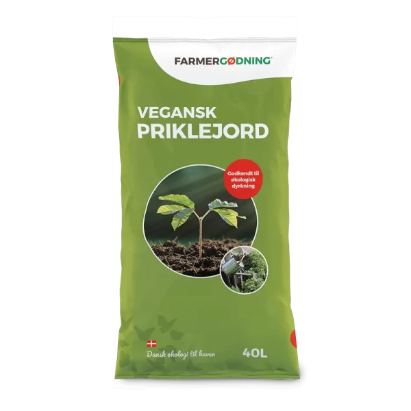 Vegansk priklejord til økologisk dyrkning
